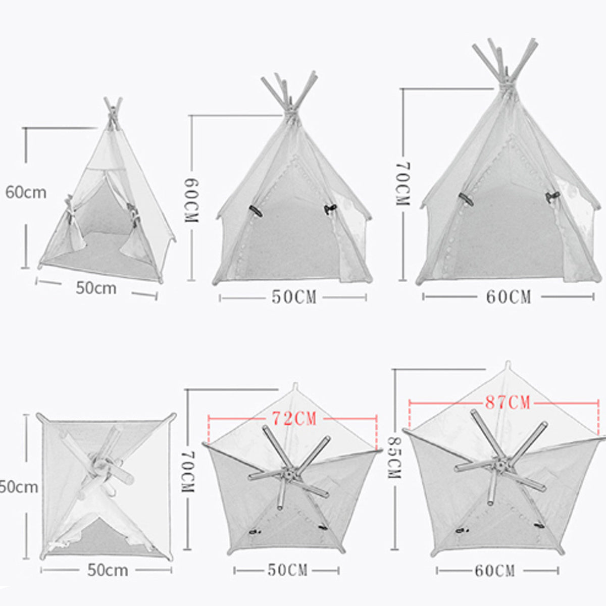 Pet Tent Bed
